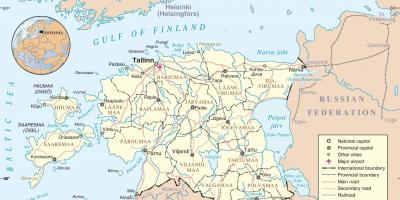 Estland in kaart